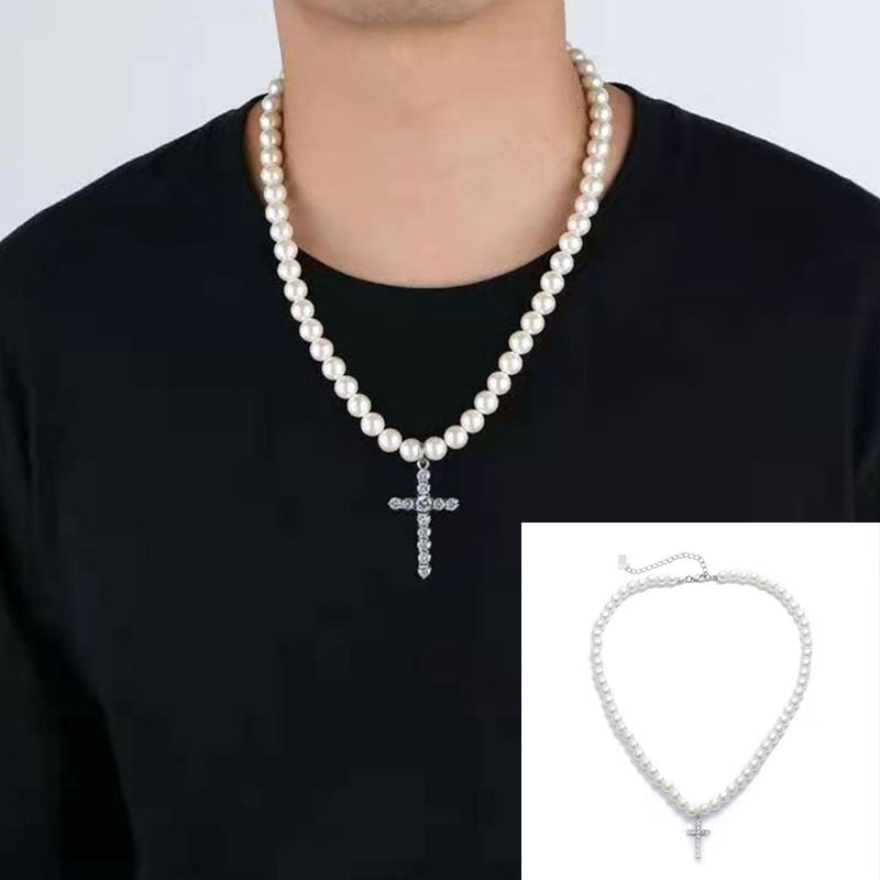 Men's Baroque Pearl Necklace | High Quality |Lily Blanche – Lily Blanche
